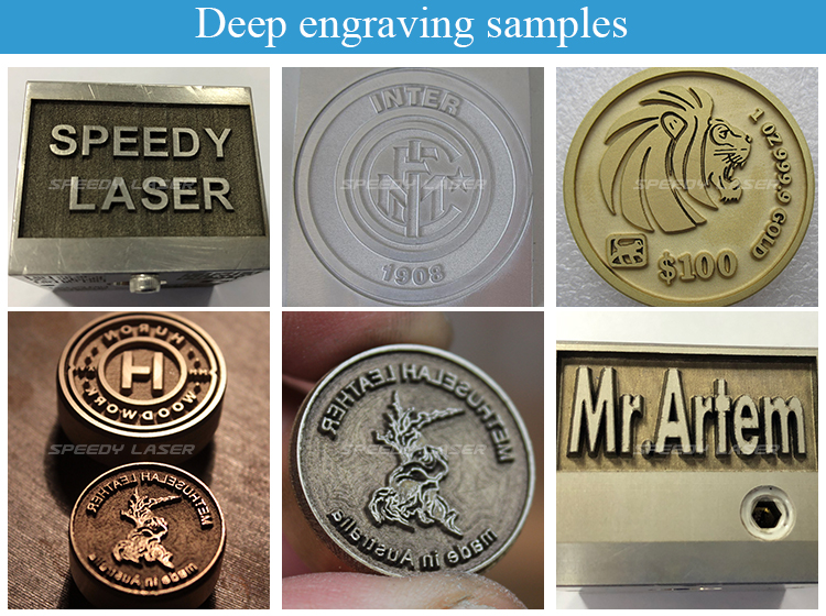 Deep engraving samples