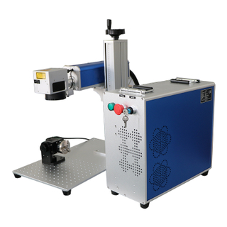fiber laser marking machine with rotary 