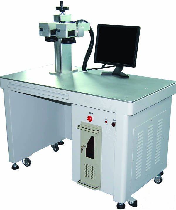 double head fiber laser marking machine