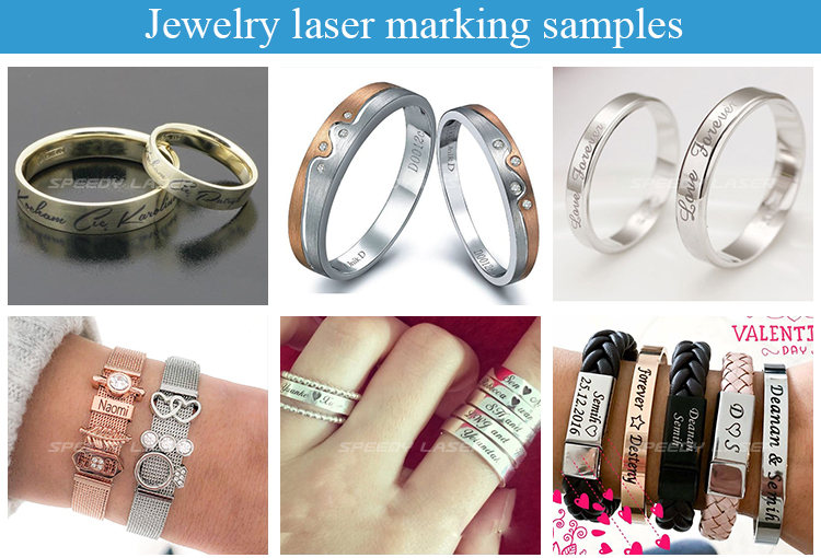 jewelry laser marking samples
