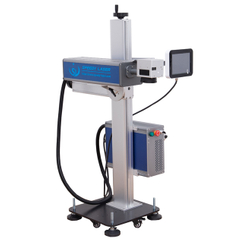 Conveyor flying CO2 laser marking machine