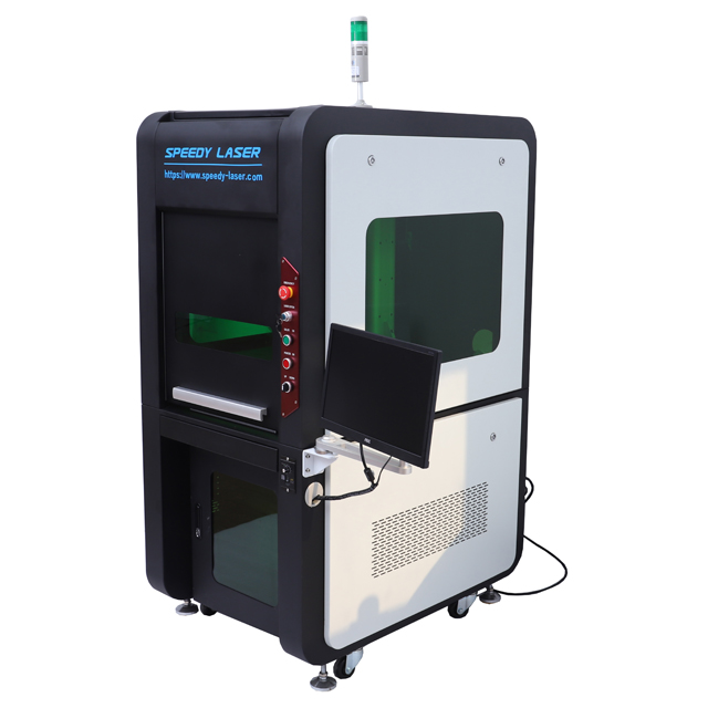 Full Enclosed Protection Fiber Laser Marking Engraving Machine