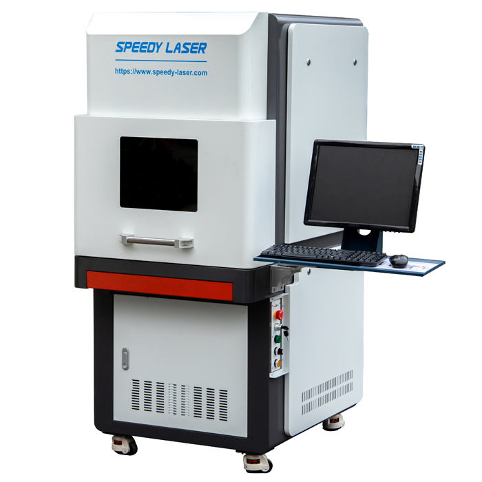Full cover enclosure laser marking engraving machine