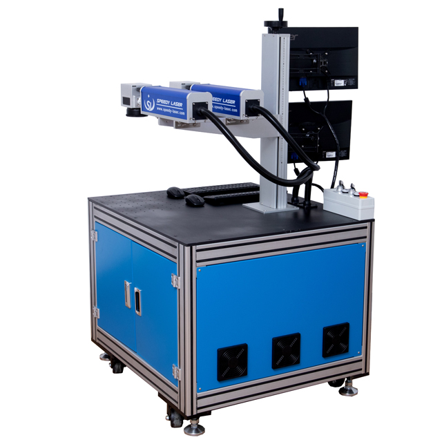 Customized double head laser marking engraving machine