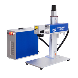 Motorized focus 50W fiber laser marking engraving machine
