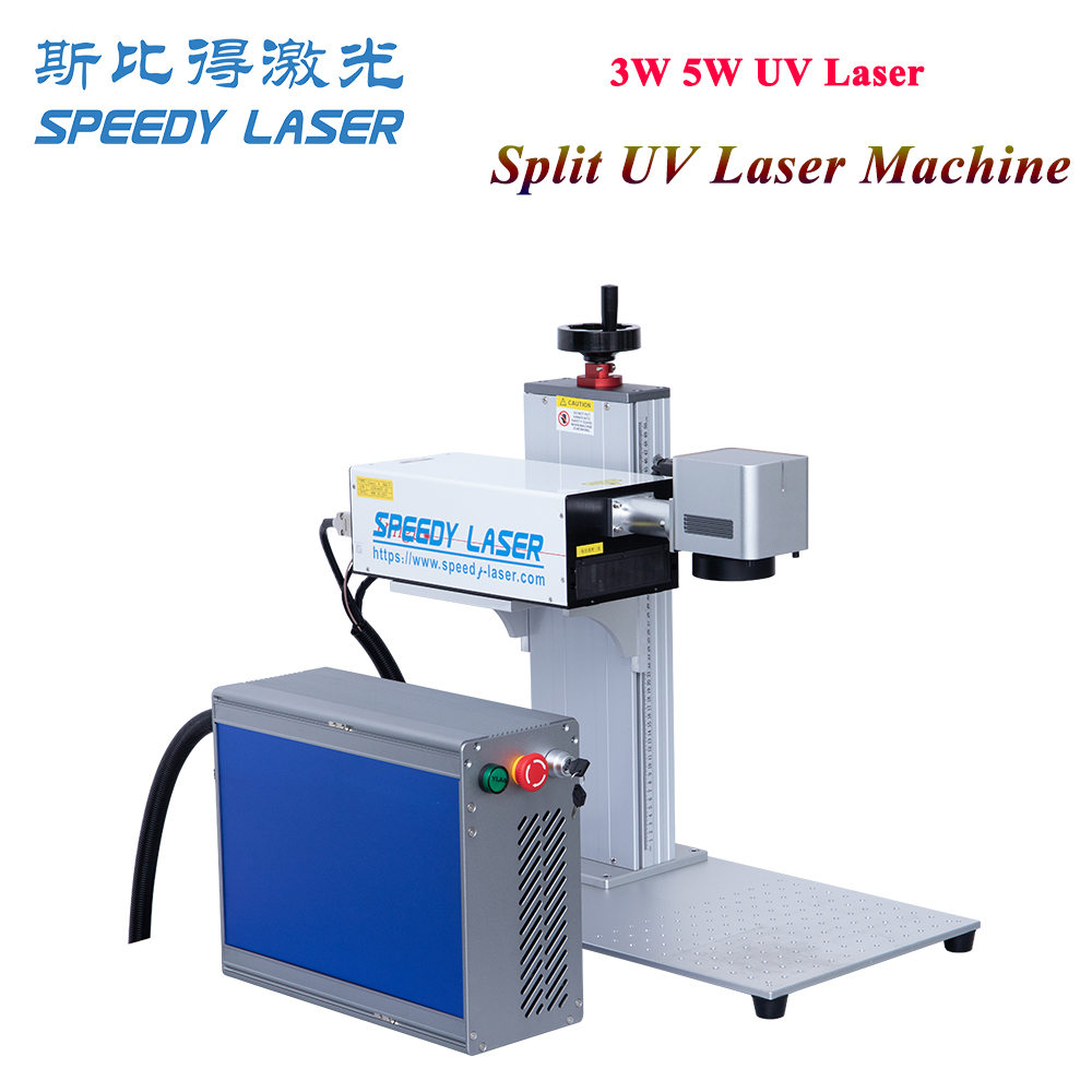 Air Cooling Split 3watt 5watt UV Laser Engraving Machine 