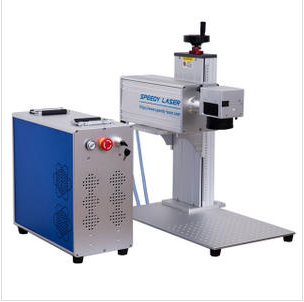 What are the relevant parameters of the fiber laser engraving machine?