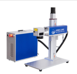 What are the dimming and focusing steps of the laser marking machine?